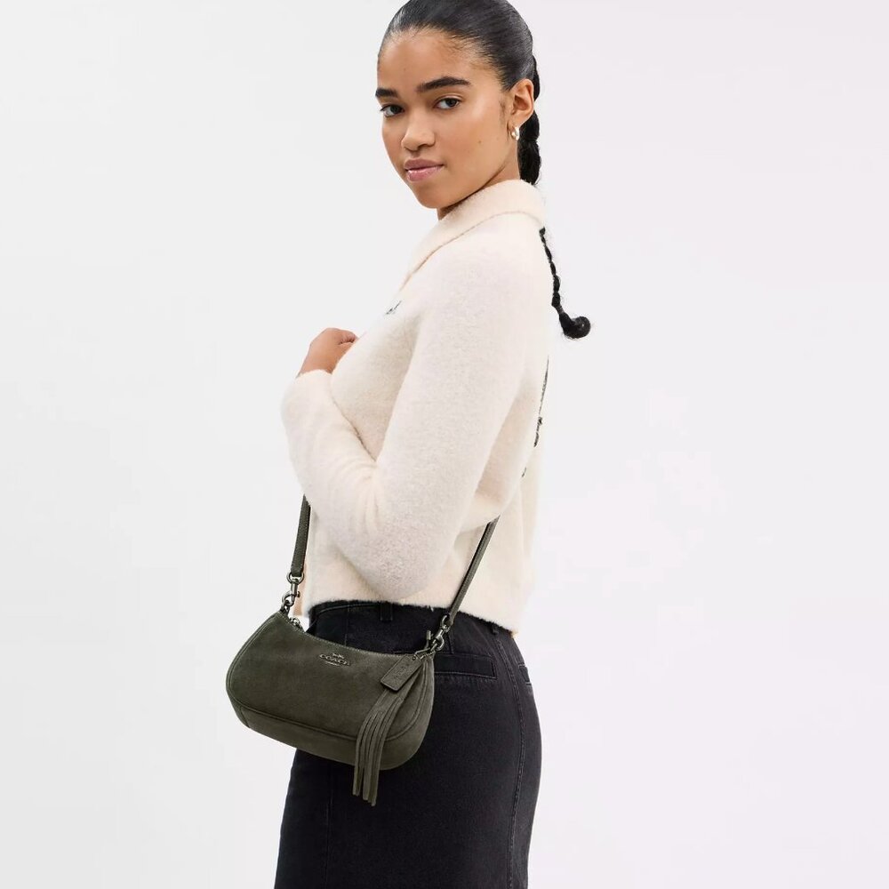 Coach Olive Green Crossbody Bag - Picture 12 of 14